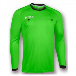 Camiseta Arbitro Verde Fluor M/l
