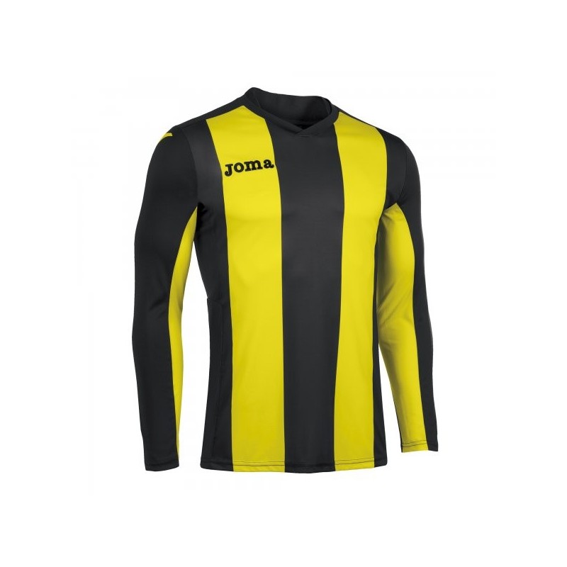 T-Shirt Pisa  Black-Yellow L/s