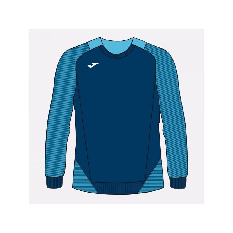 Essential Ii Dark Navy-Fluor Turquoise Sweatshirt